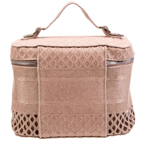 Christian Dior Mesh Vanity Case in light brown - Picture 2 of 6